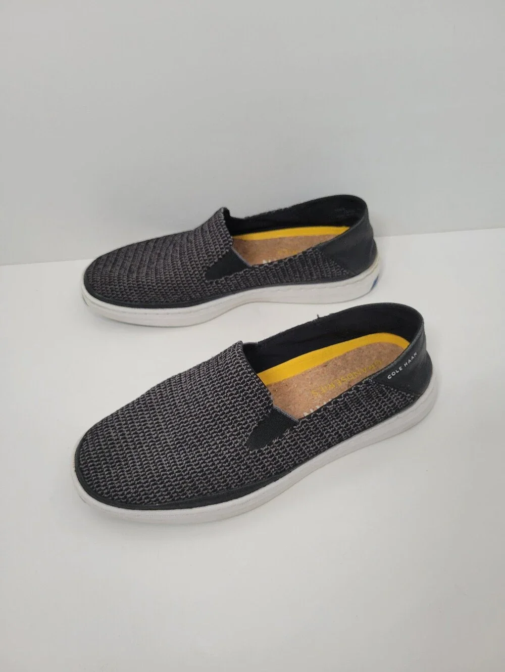 Cole Haan Grand Series Black Mesh Slip-On Loafer Casual Shoes Men Size 7